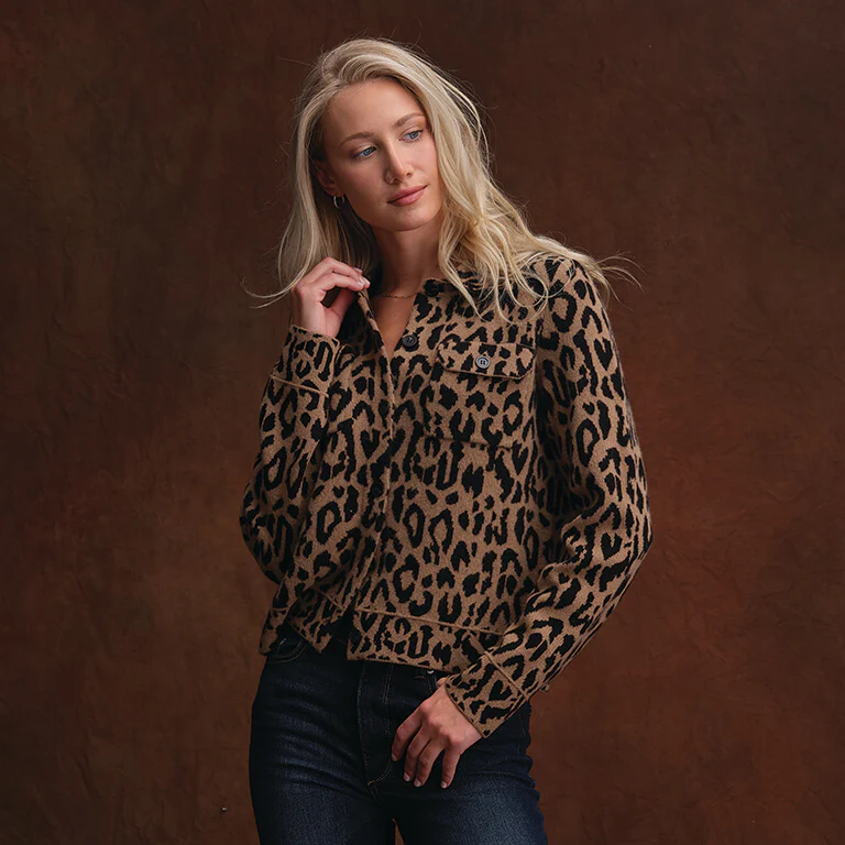 ANIMAL PATTERN JEAN JACKET