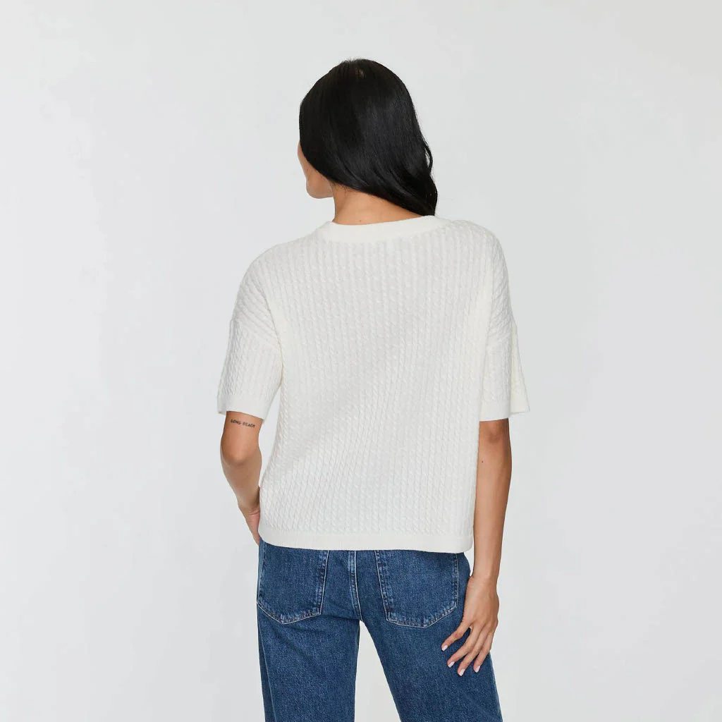 BABY CABLE RELAXED TEE - Image 4