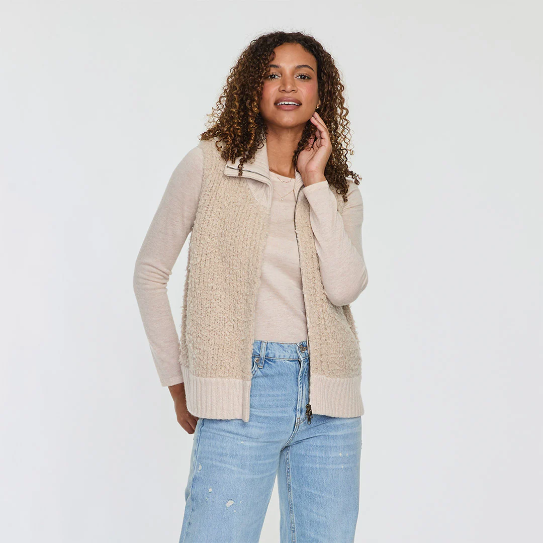 BOUCLE ZIP VEST - Image 2