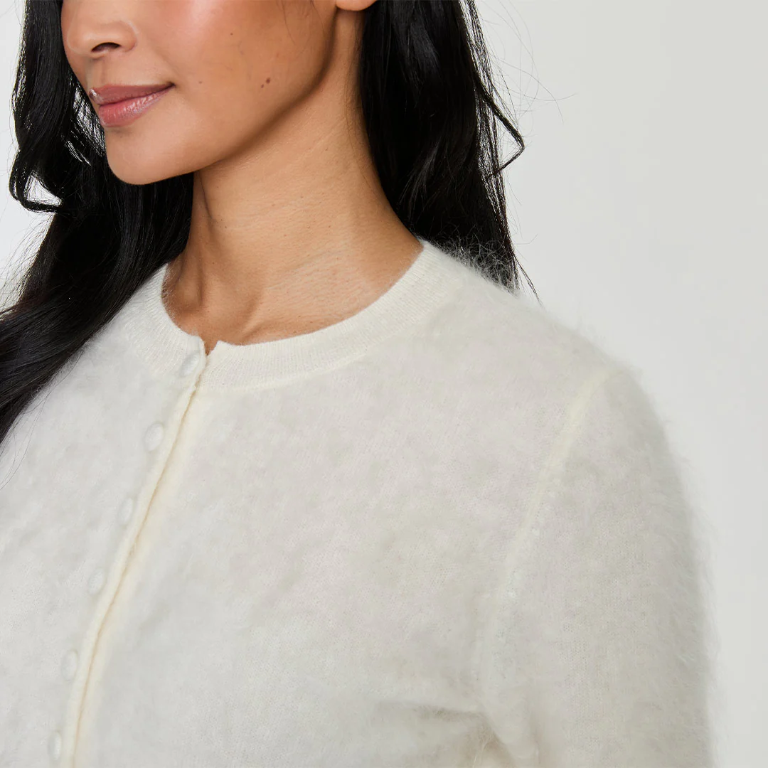 BRUSHED BUTTON UP CARDIGAN - Image 3