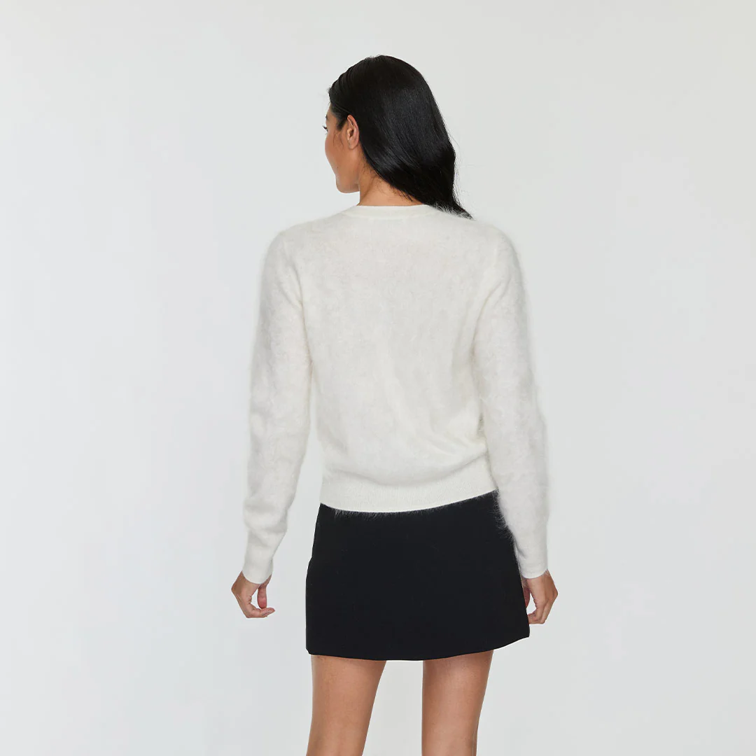 BRUSHED BUTTON UP CARDIGAN - Image 4