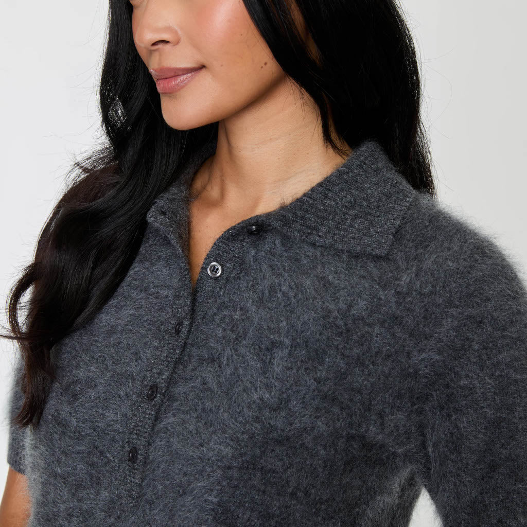 BRUSHED POLO TEE - Image 4