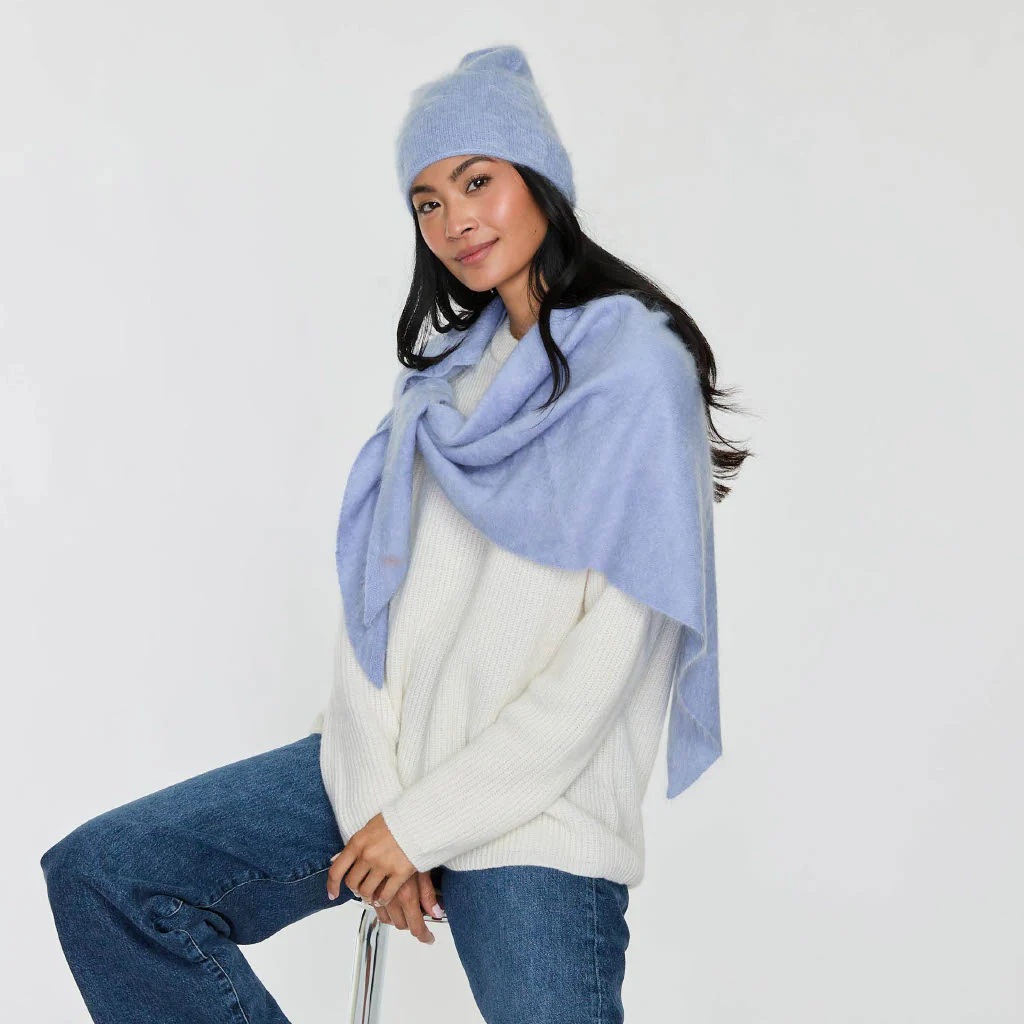 BRUSHED TRIANGLE SCARF - Image 3