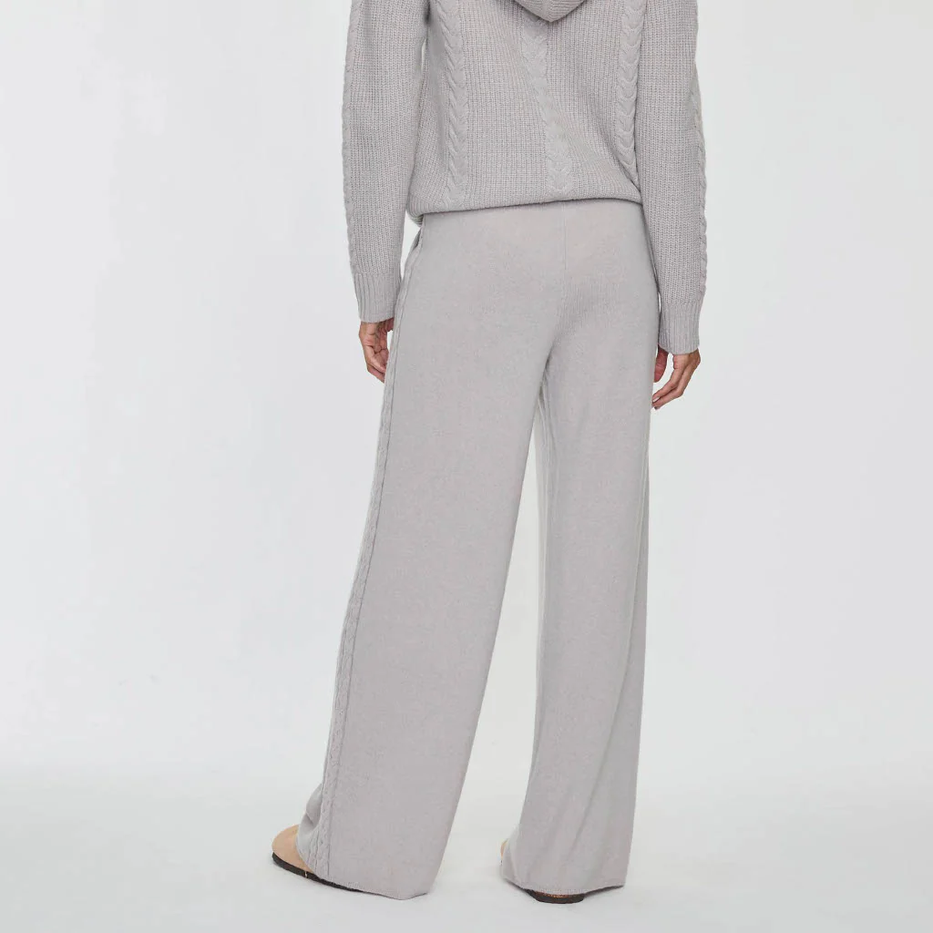 CABLE PANEL WIDE LEG PANT - Image 4
