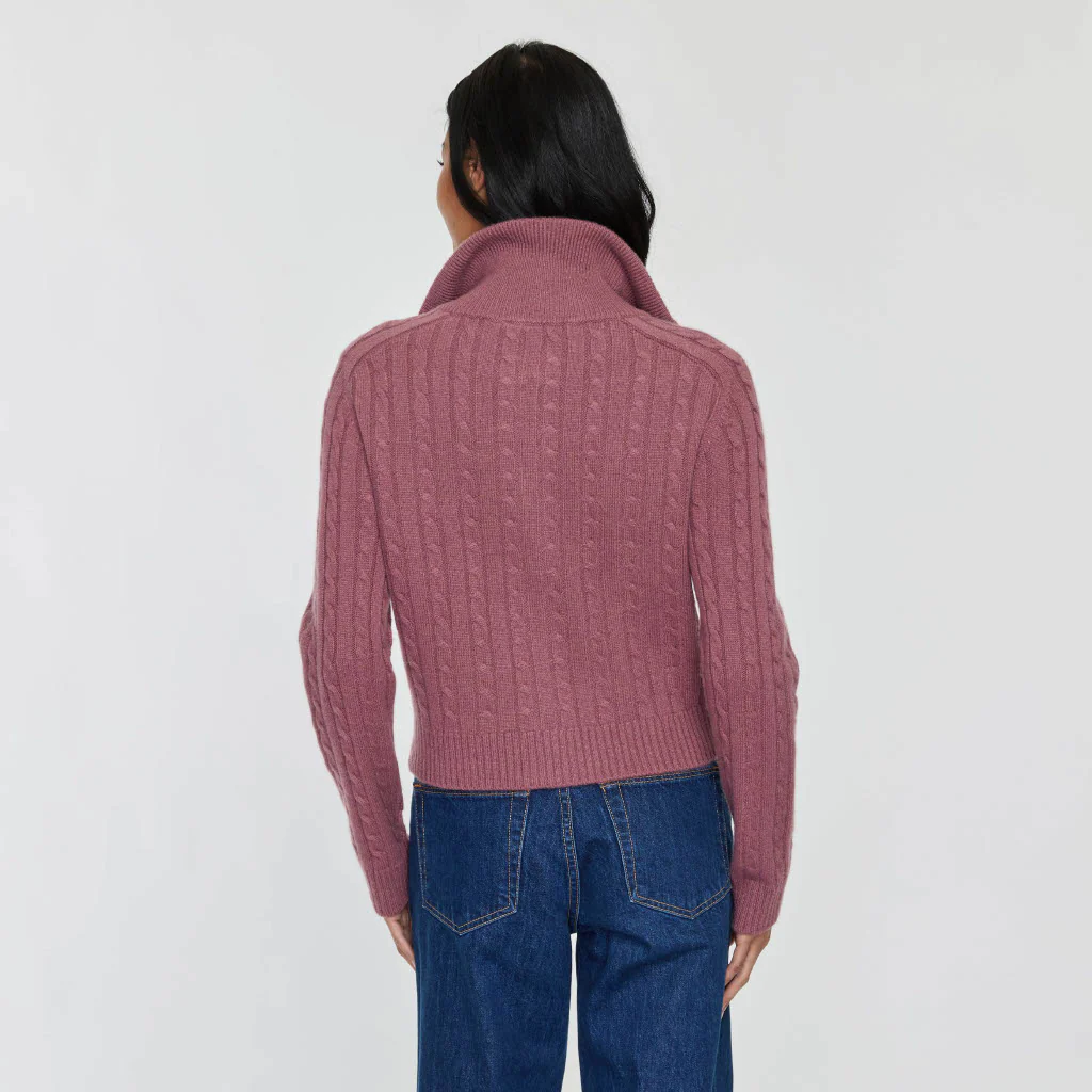 CABLE ZIP CARDIGAN - Image 4