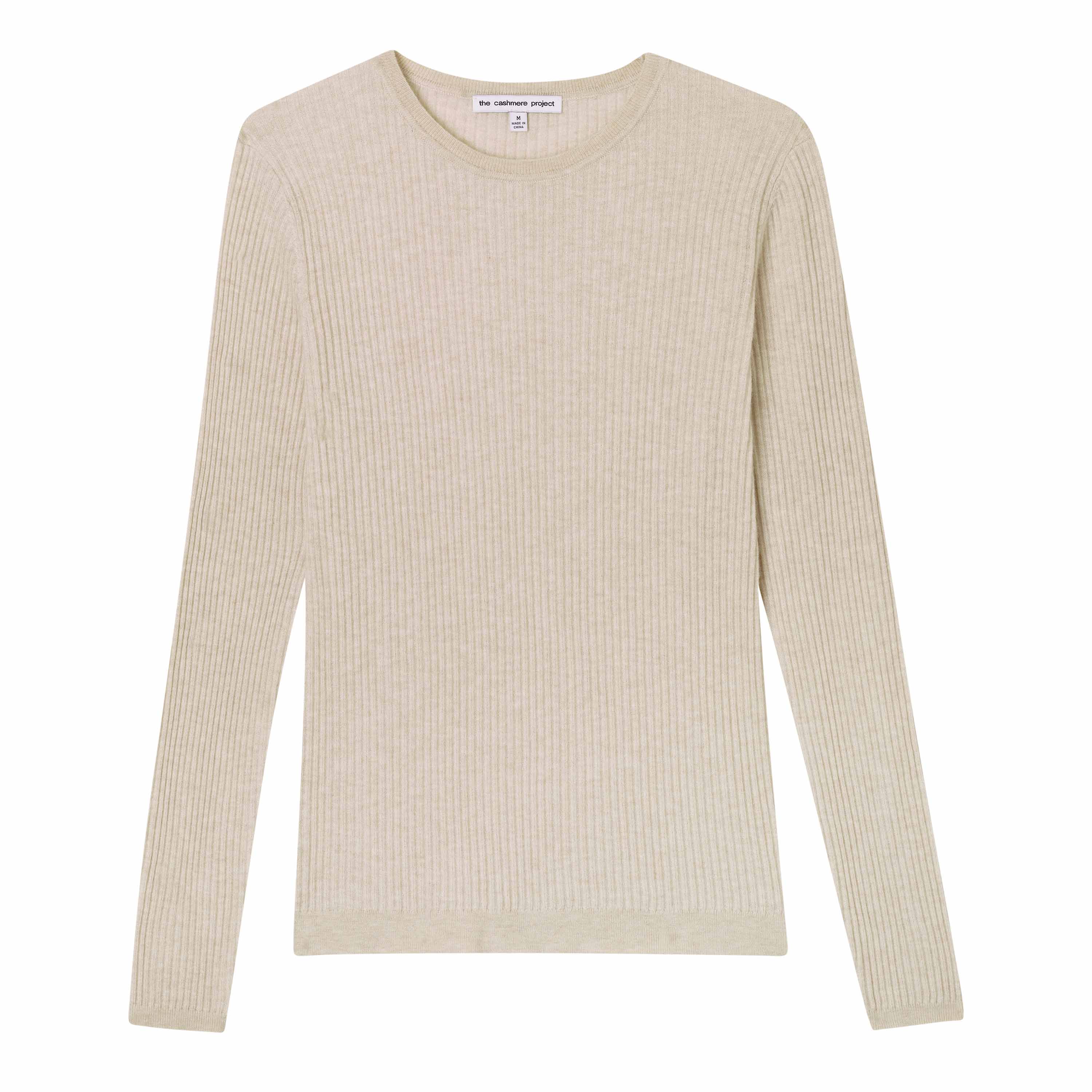 California Cashmere Ribbed Crew - Image 3