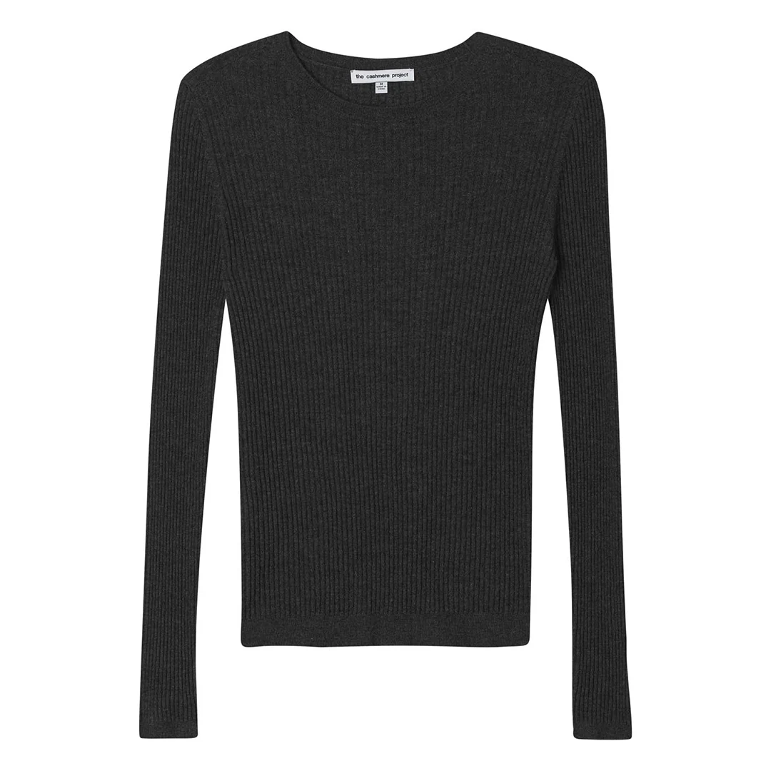 California Cashmere Ribbed Crew - Image 5