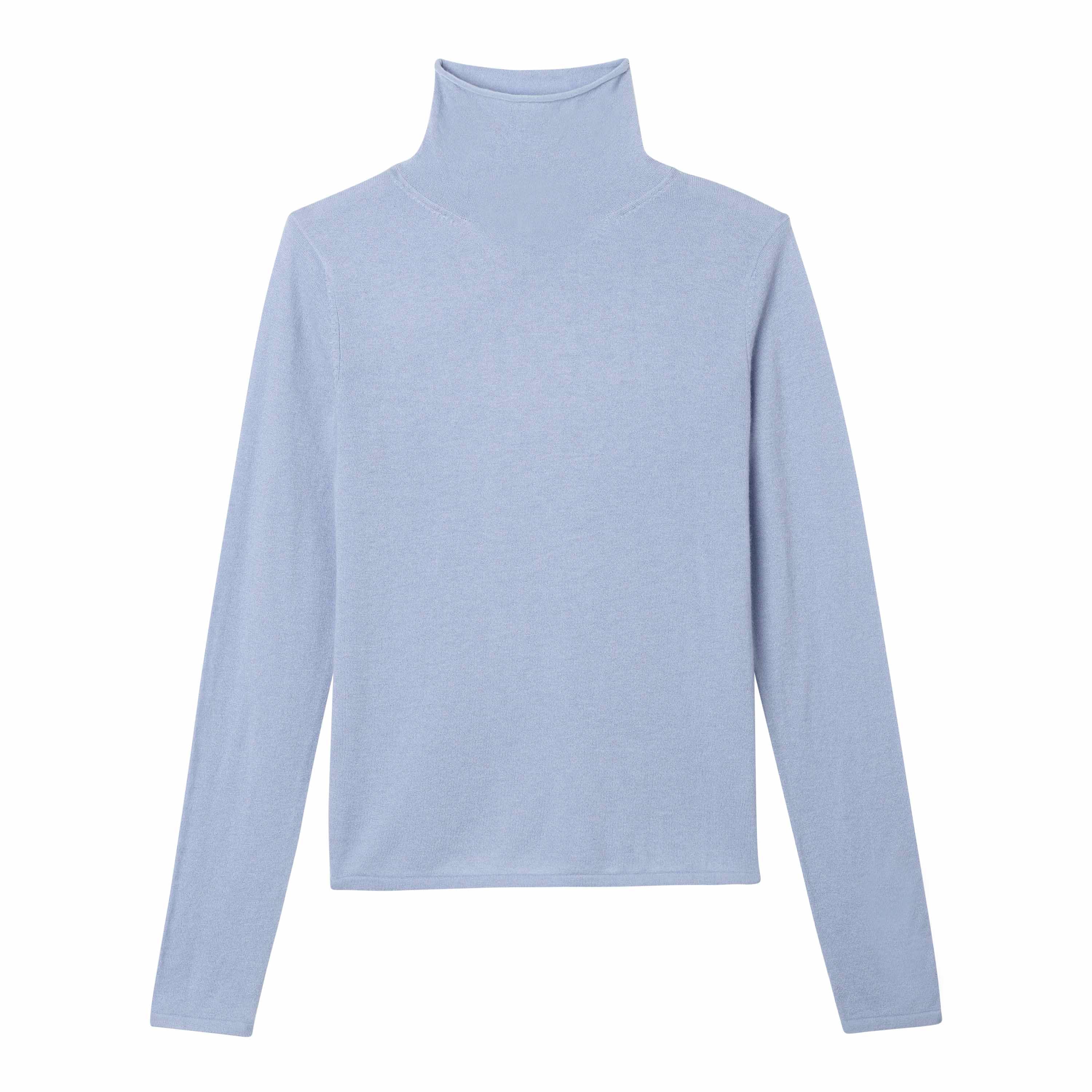 California Cashmere Rolled Edge Turtleneck - Image 5