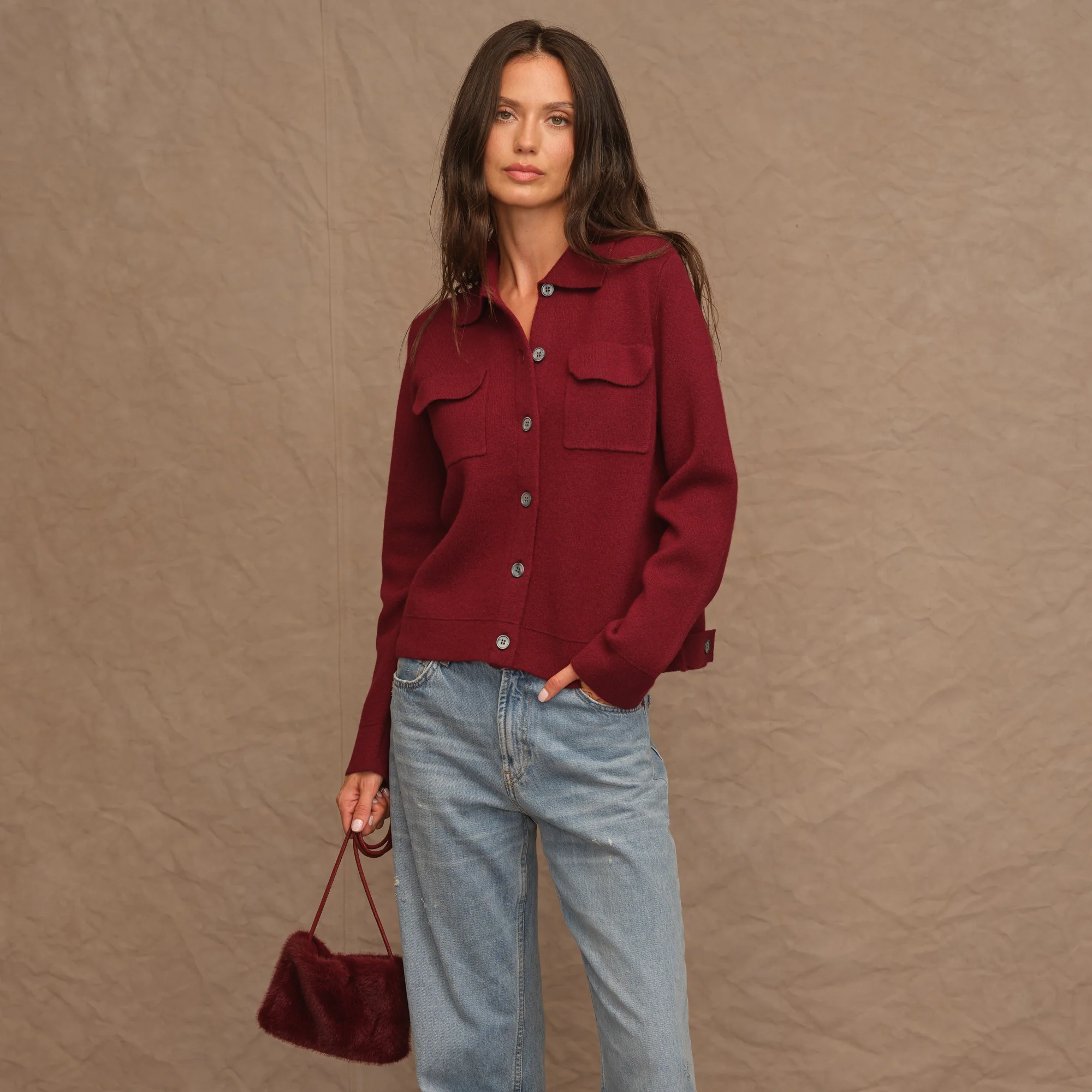 CASHMERE JEAN JACKET - Image 5