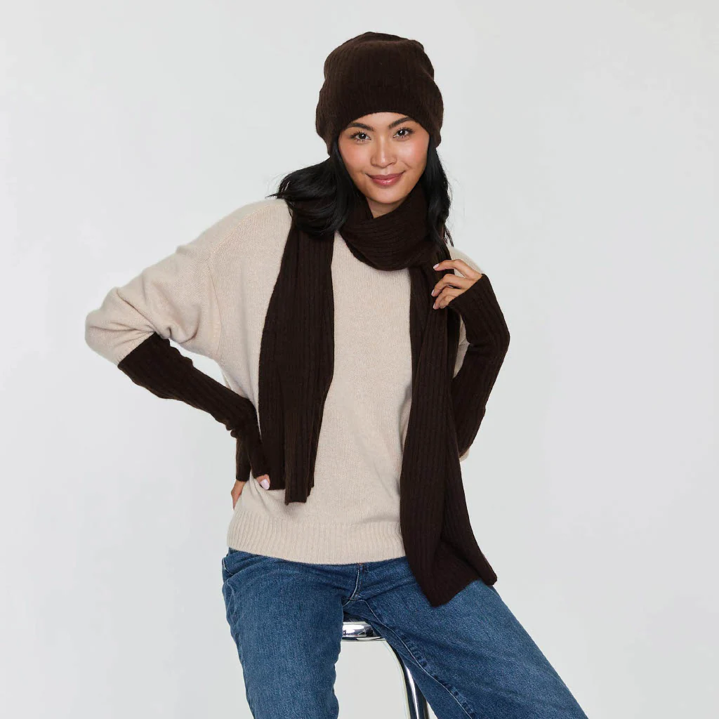 ESSENTIAL RIBBED SCARF - Image 4