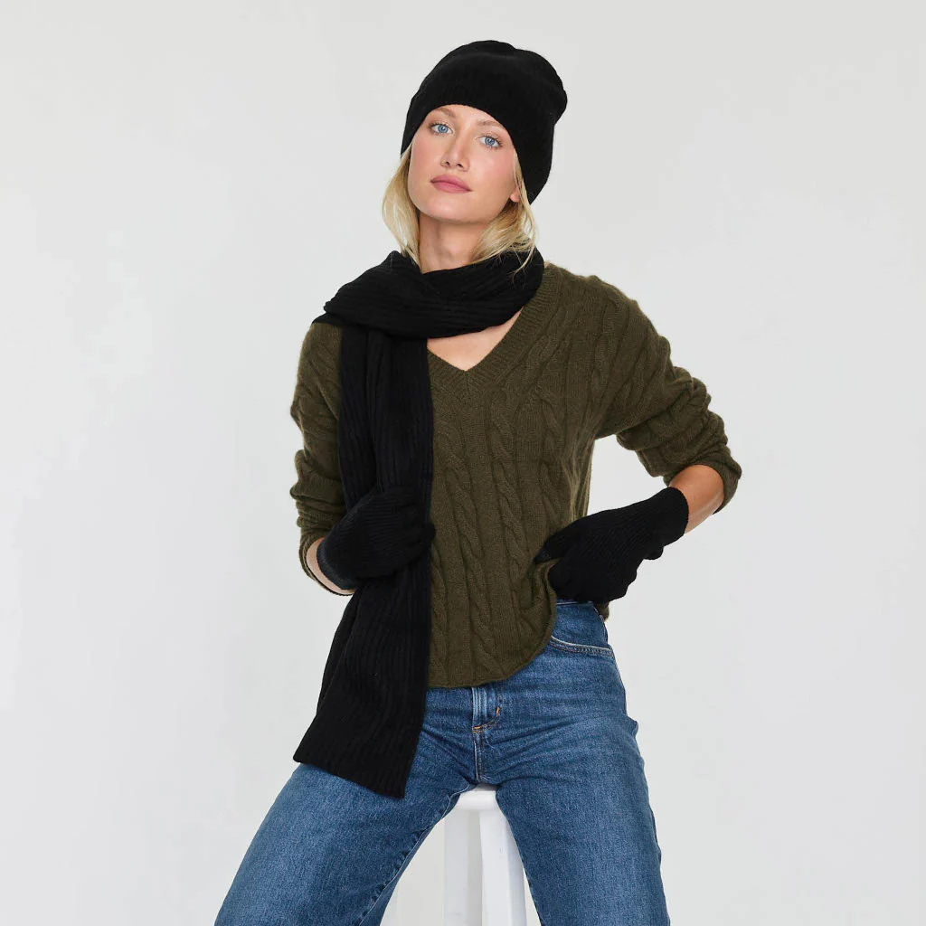 ESSENTIAL RIBBED SCARF - Image 5