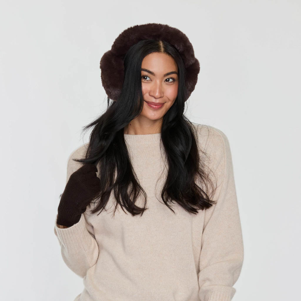 FAUX FUR EAR MUFFS