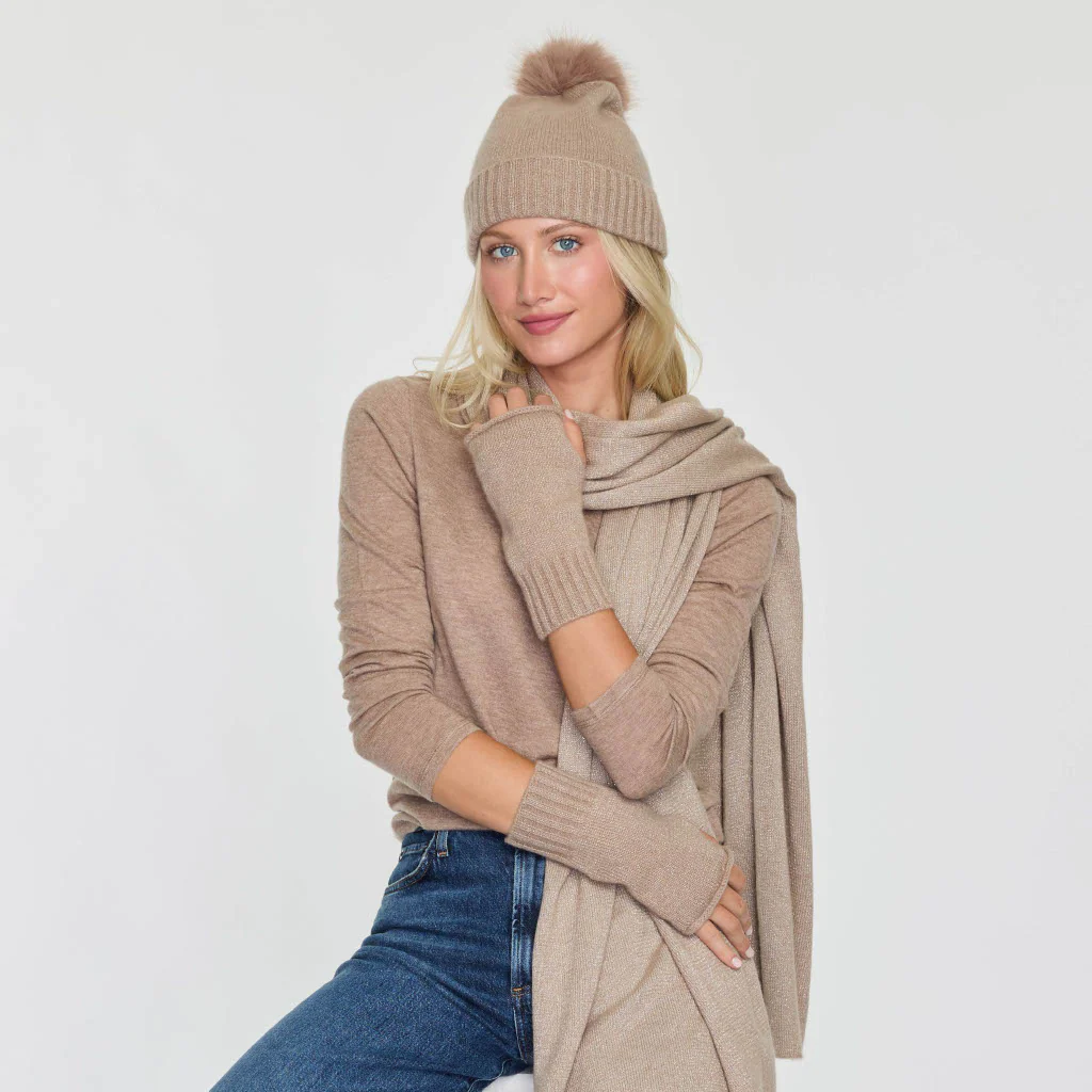 LUREX FINGERLESS GLOVE - Image 2