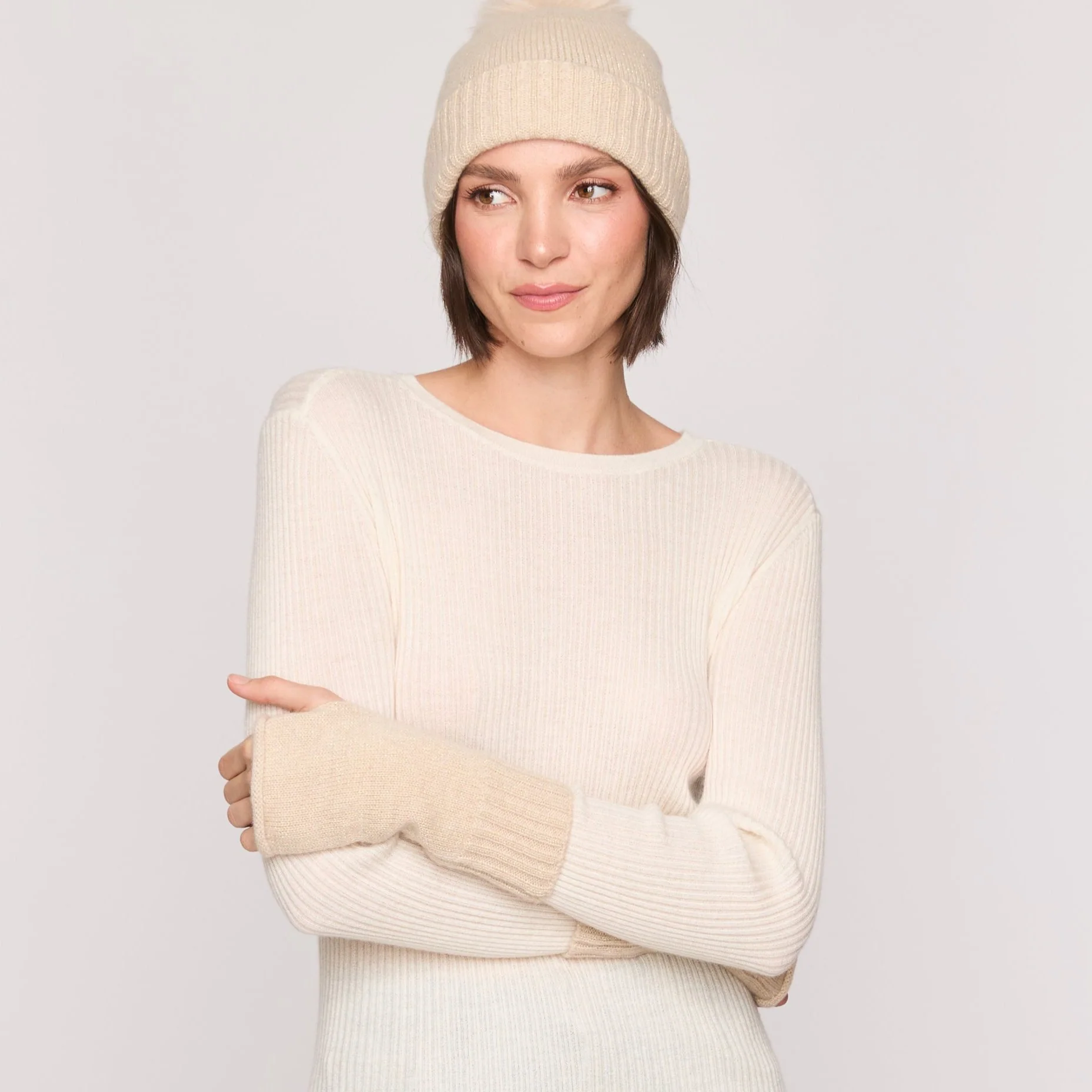 LUREX FINGERLESS GLOVE - Image 4