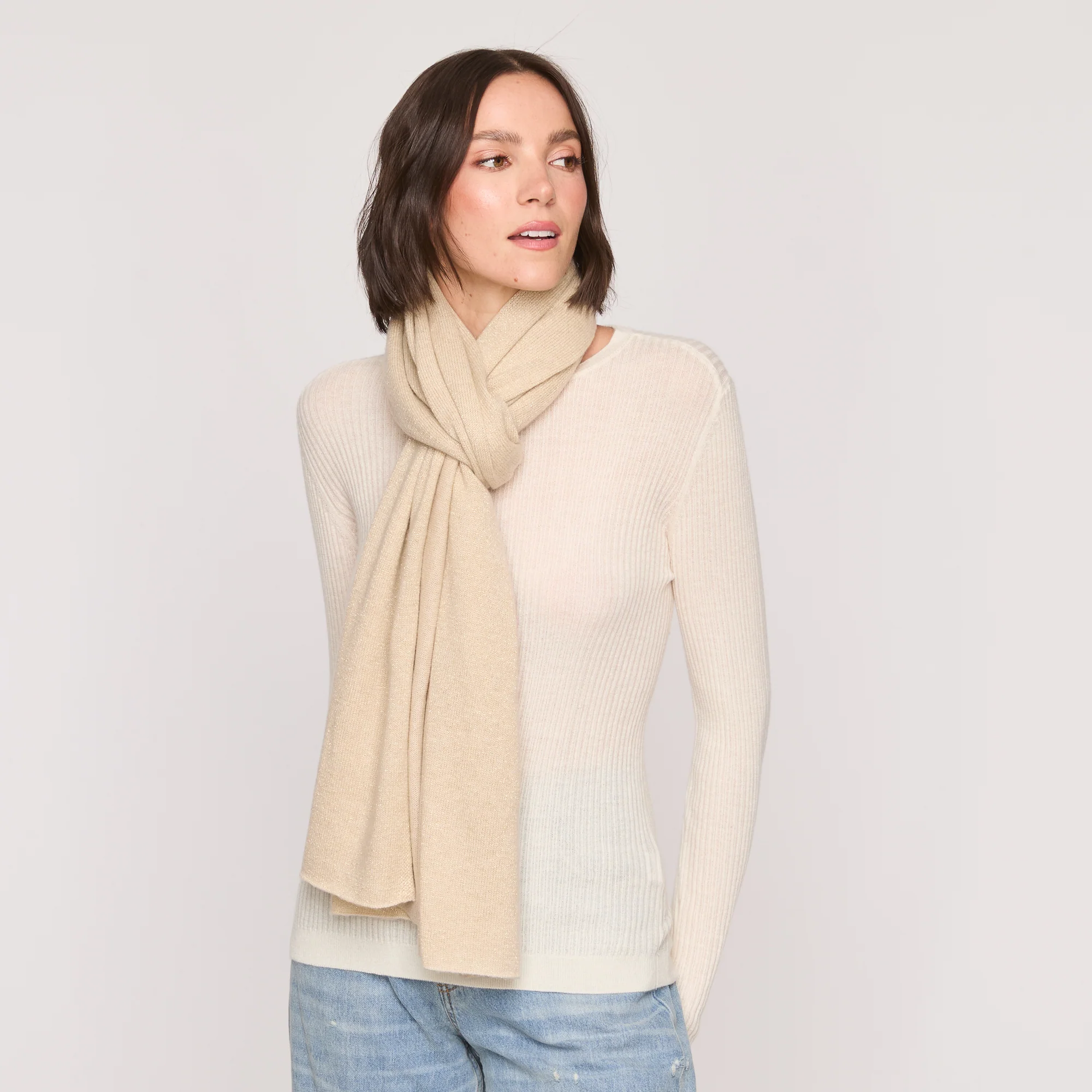 LUREX LIGHTWEIGHT SCARF - Image 4