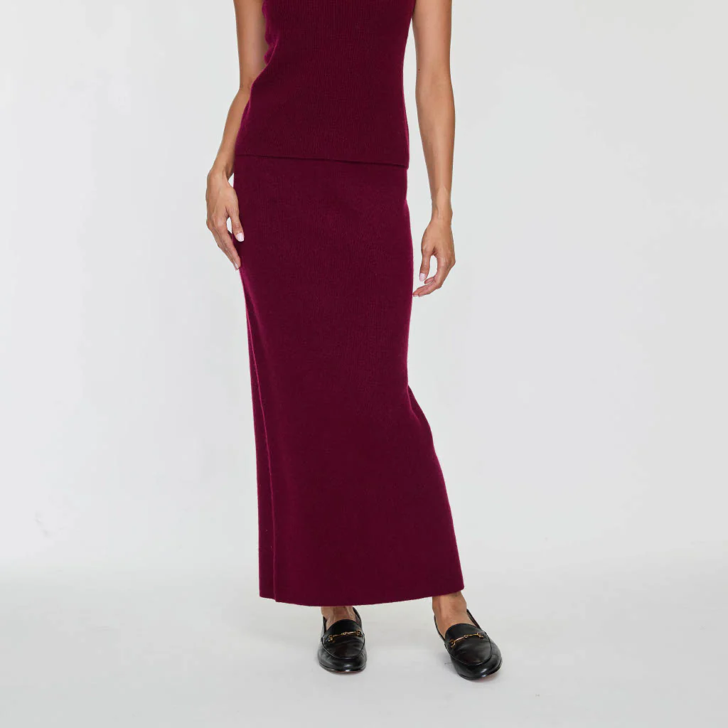 LUXE KNIT MAXI SKIRT - Image 3