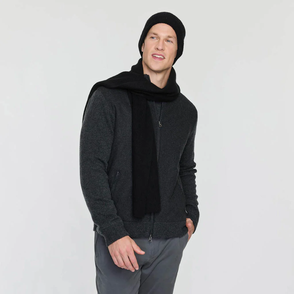 MEN'S NEW RIBBED SCARF - Image 4