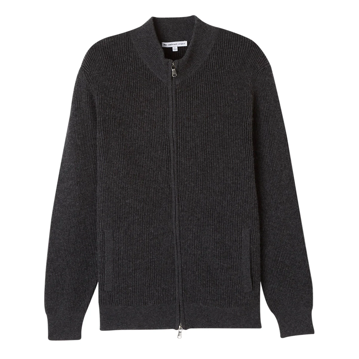 MEN'S PLATED RIB ZIP CARDIGAN - Image 4