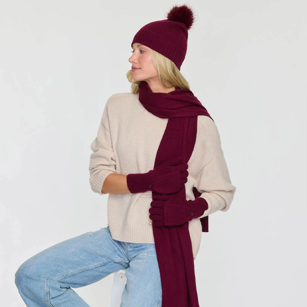 RIBBED CONVERTIBLE MITTEN - Image 2
