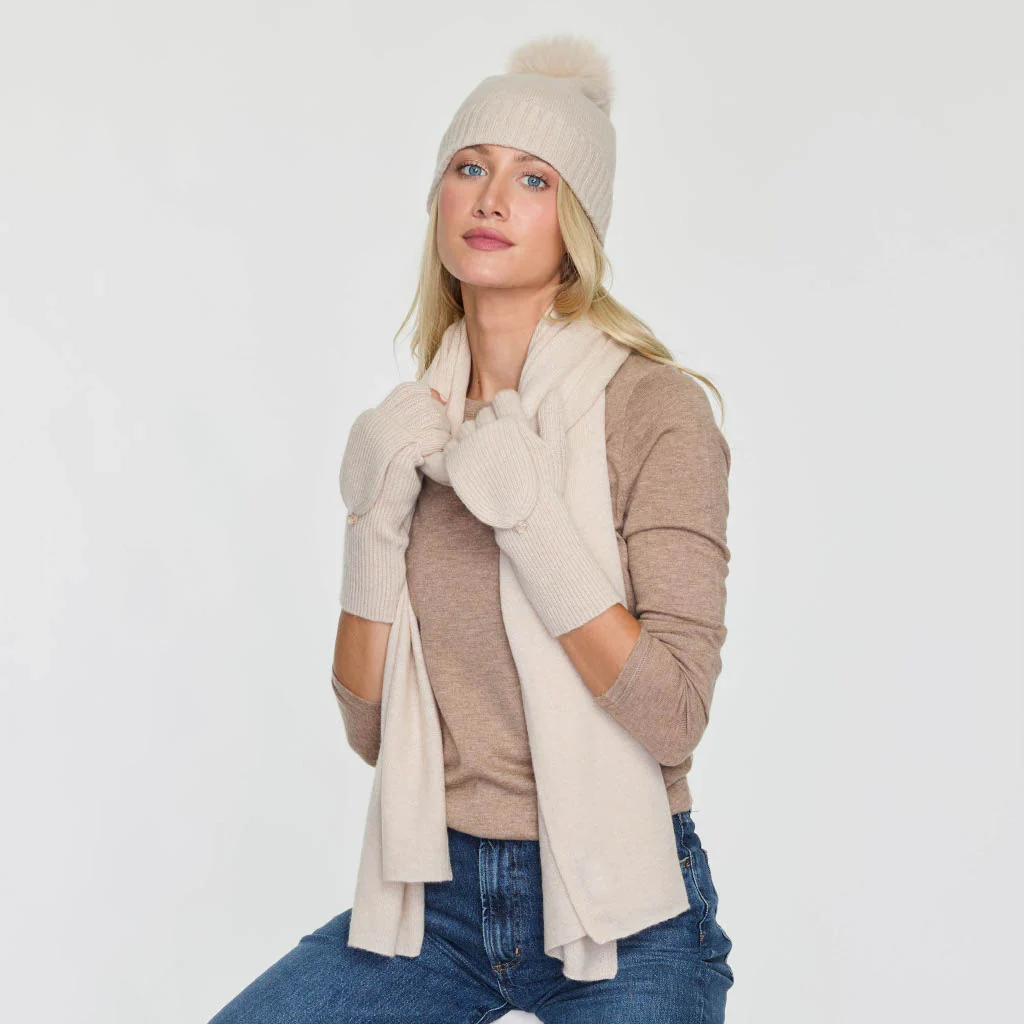 RIBBED CONVERTIBLE MITTEN - Image 4