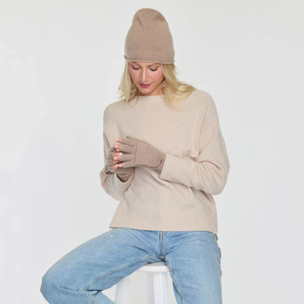 RIBBED CONVERTIBLE MITTEN - Image 5