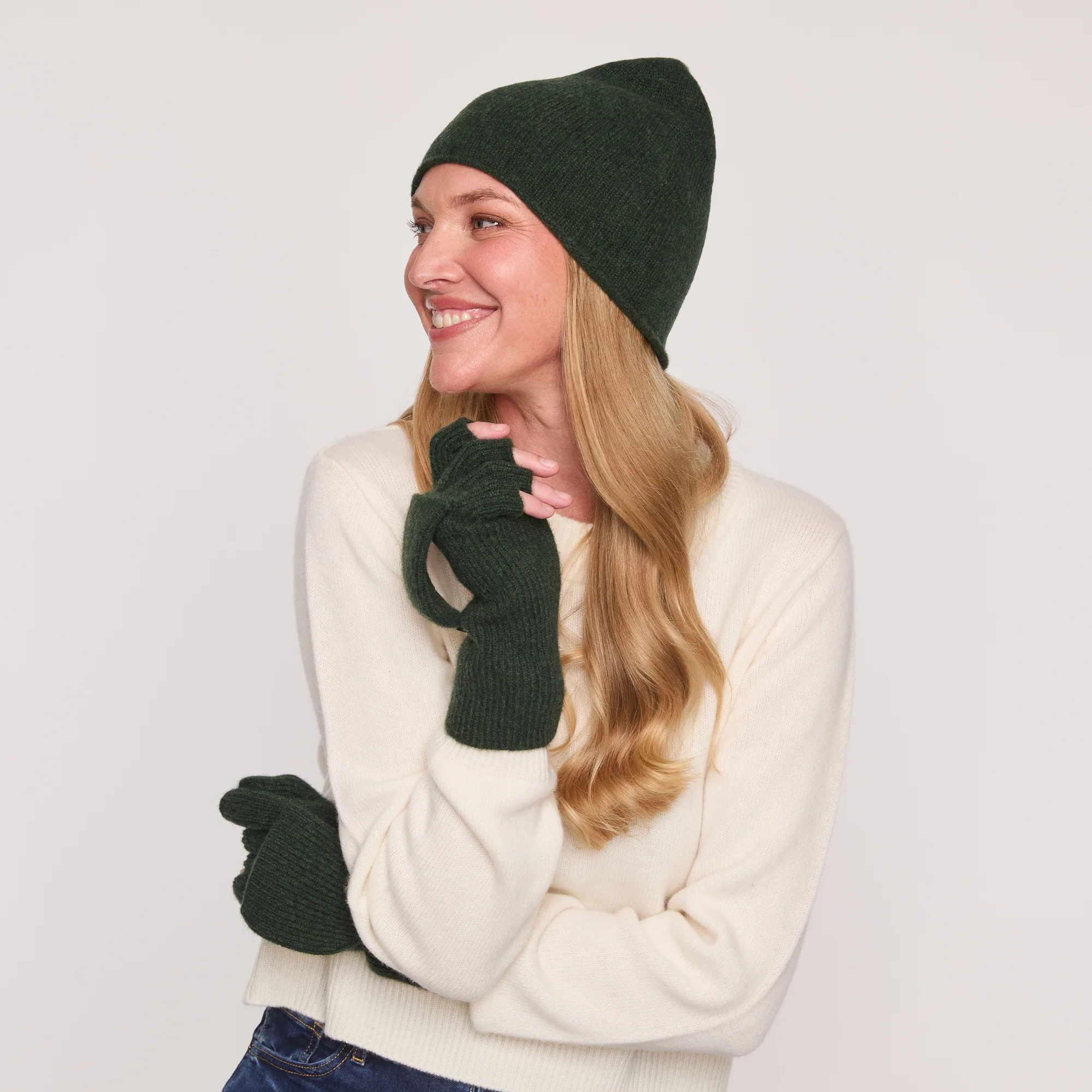 RIBBED CONVERTIBLE MITTEN - Image 7