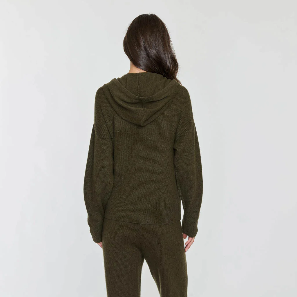 RIBBED DETACHABLE HOODIE - Image 3
