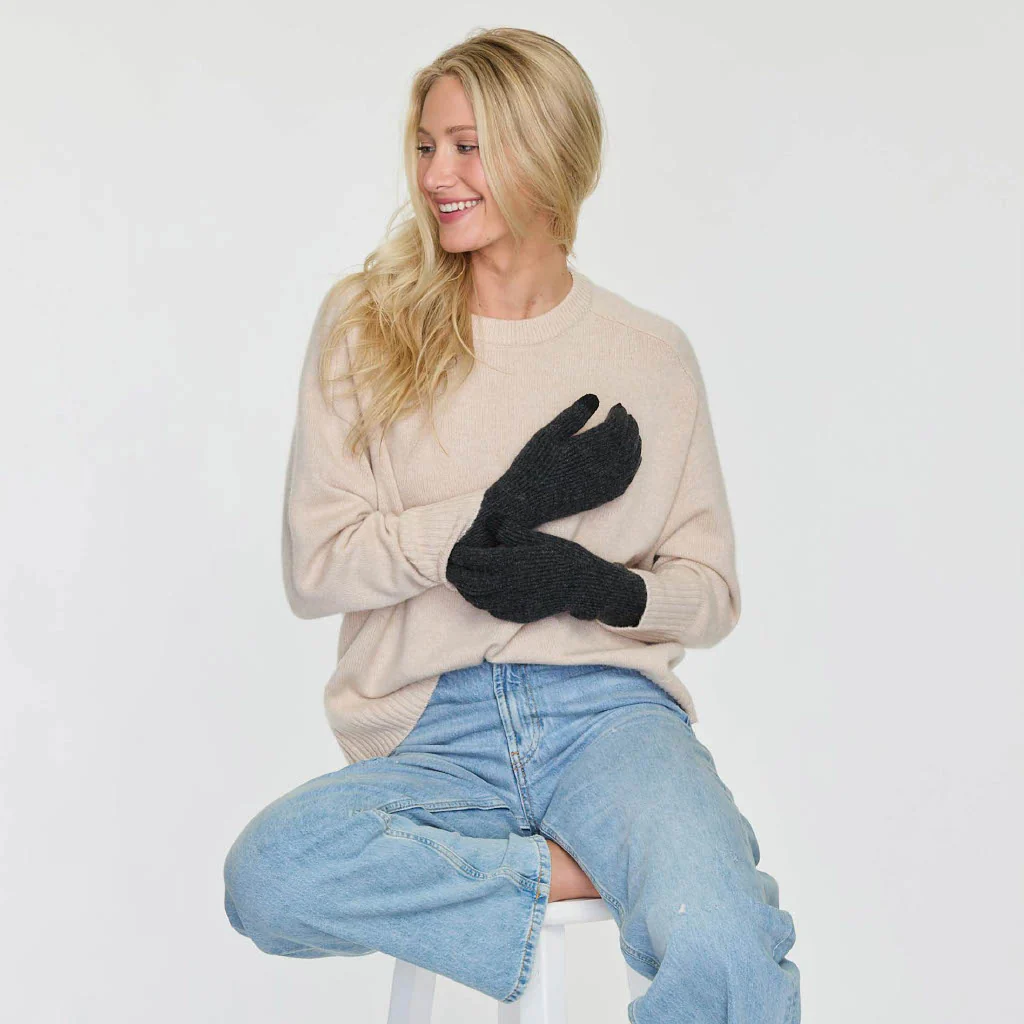 RIBBED TEXTING GLOVE - Image 3