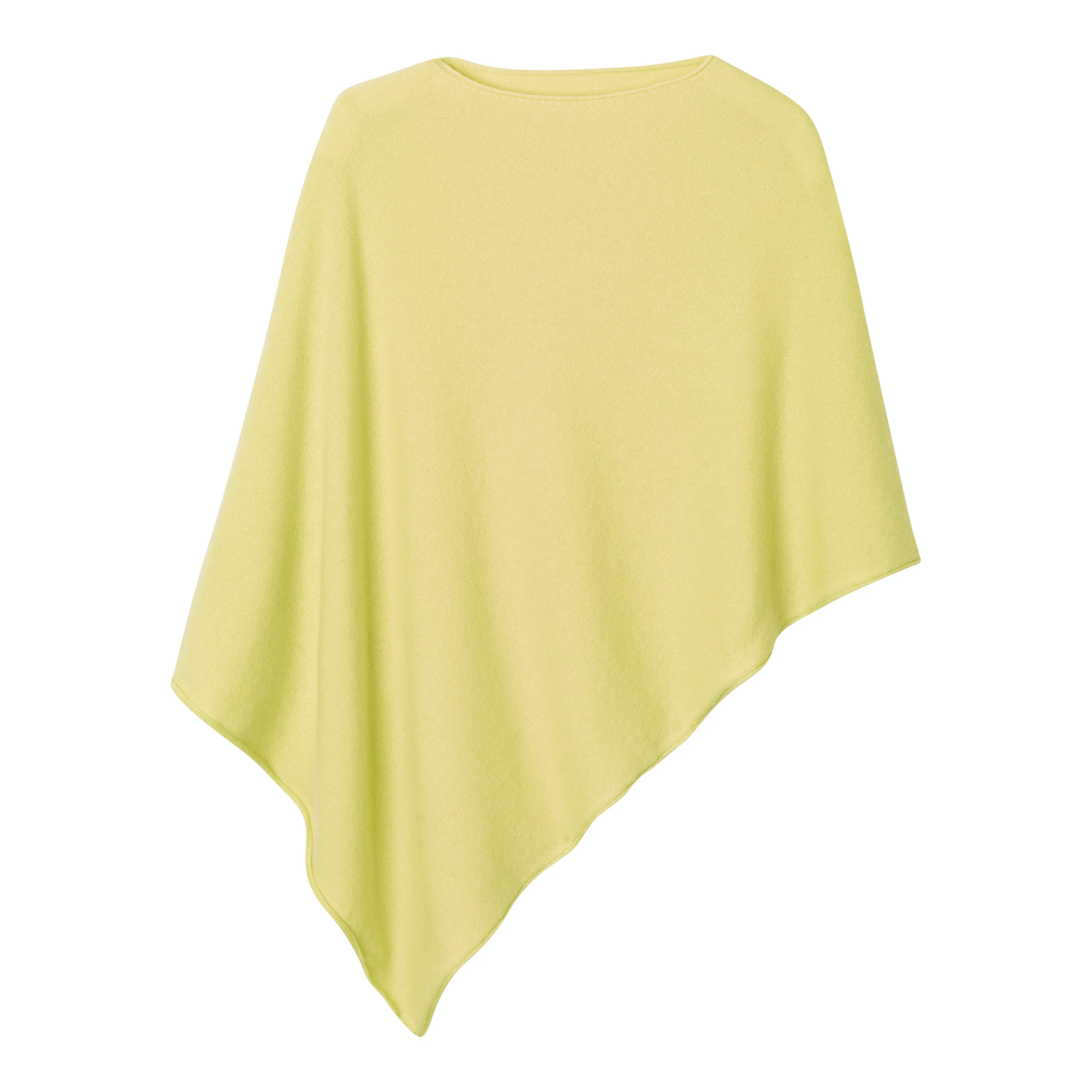 ROLLED EDGE ASYMMETRICAL PONCHO - Image 7