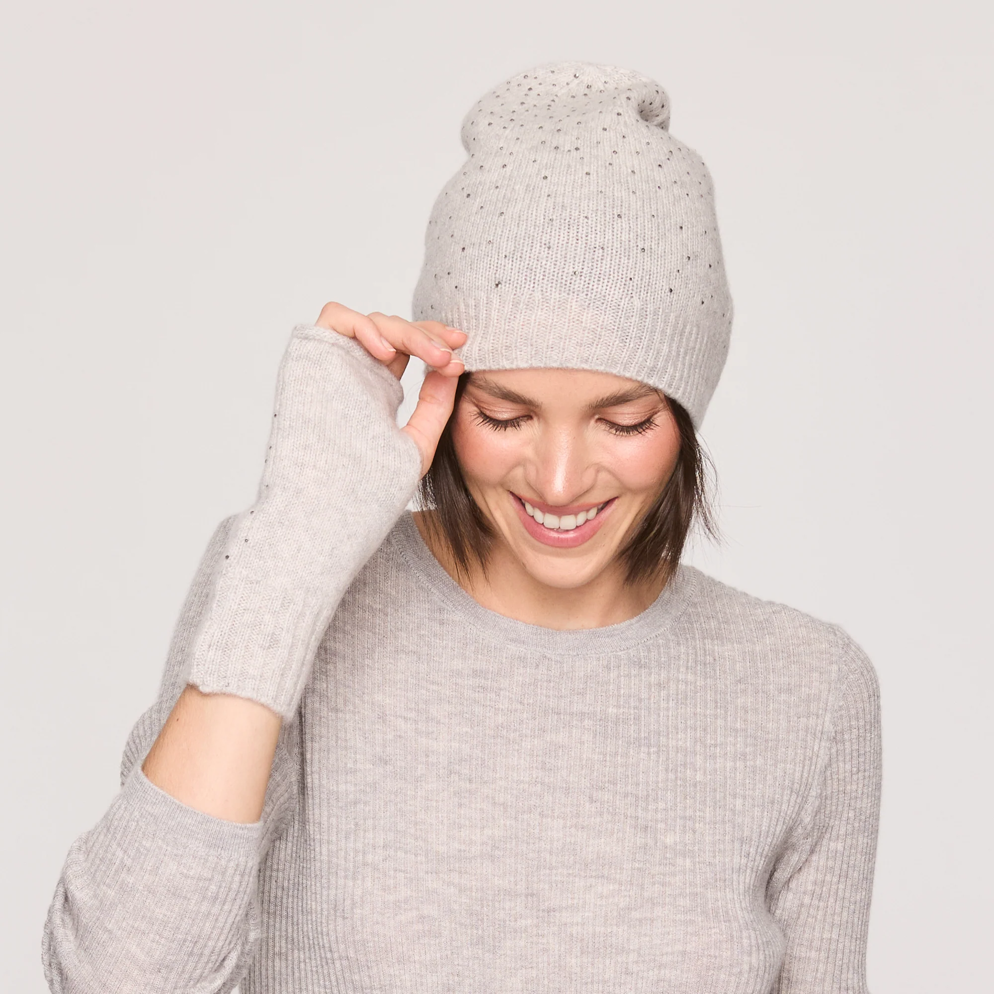 SCATTERED RHINESTONE HAT - Image 5