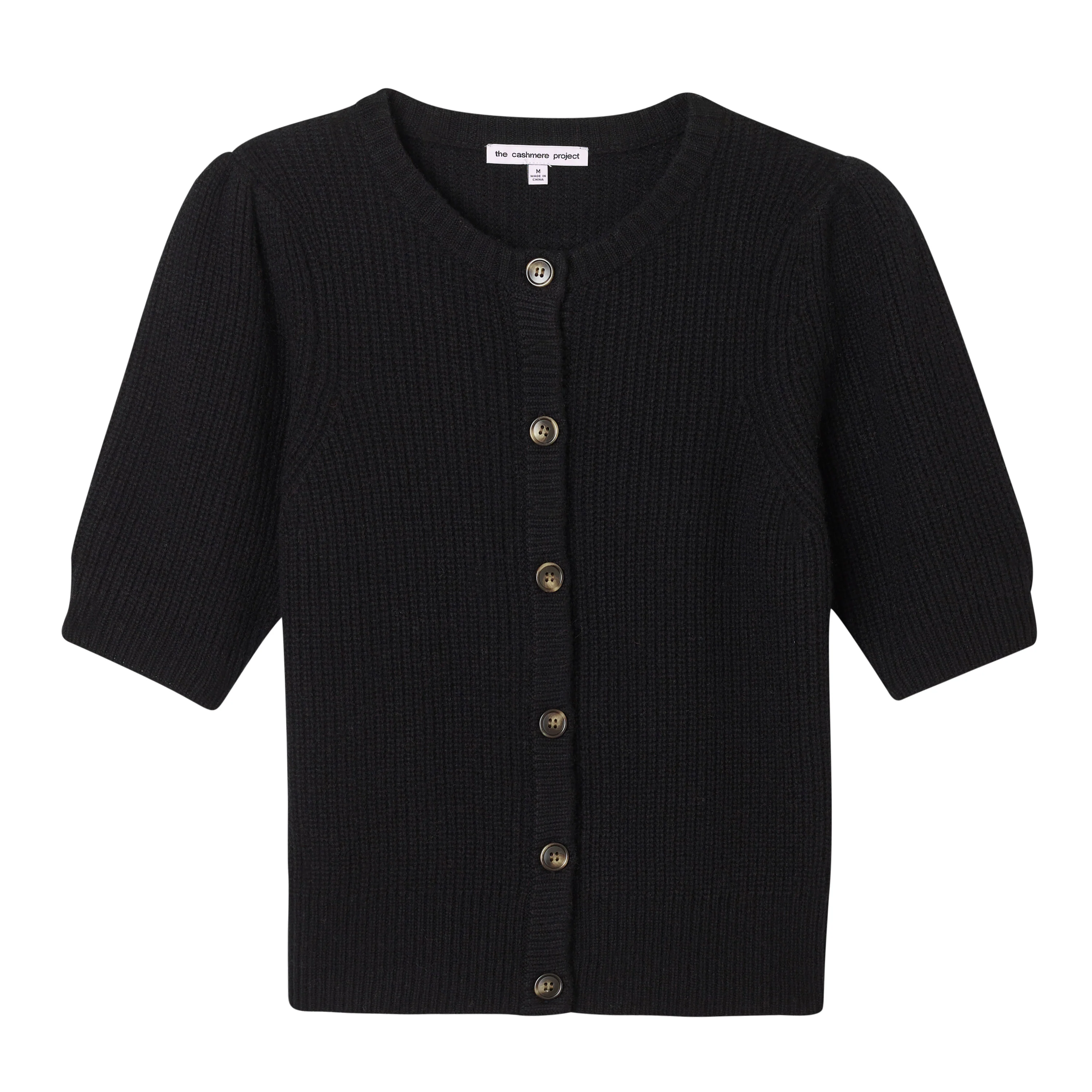 SHORT SLEEVE SHAKER CARDIGAN - Image 4